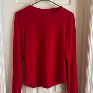 AE Red Long Sleeve Women's Top